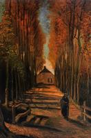 Gogh, Vincent van - Avenue of Poplars in Autumn